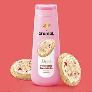 Dove x Crumbl Strawberry Crumb Cake Body Wash